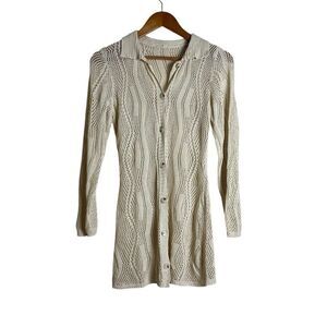 3‎ for $30! Unbranded beige button down shirt
